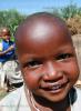 На фотоснимке африканские дети из деревни масаев в Танзании
