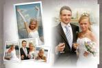 Коллаж из свадебных фотоснимков