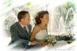 Свадебная фотосъемка на фоне фонтанов Петродворца