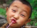 Young ethnic Hmong (&#33495;&#26063;) boy in Guizhou, China (photo)
