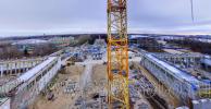 A new football stadium is currently being built in place of the former Kirov Stadium in the Primorsky Victory Park in the western part of Krestovsky Island in St