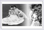 Цветная и черно-белая фотографии чередуются в моих свадебных альбомах