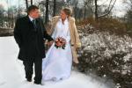 Фото зимней свадьбы