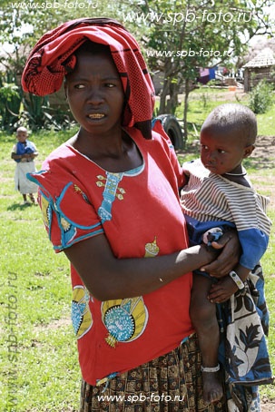 В масайской деревне