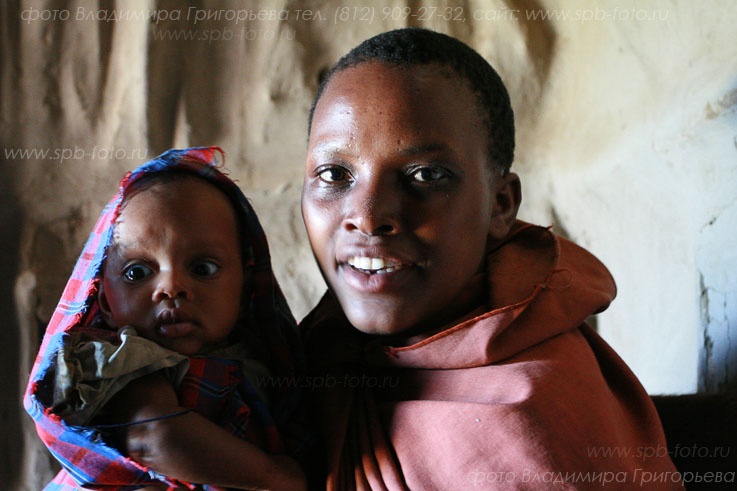 Фотосъемка в путешествиях, деревня масаев