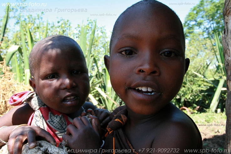 Maasai kinderen