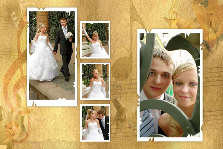 Свадебные фотоуслуги в Петербурге, изготовление коллажей