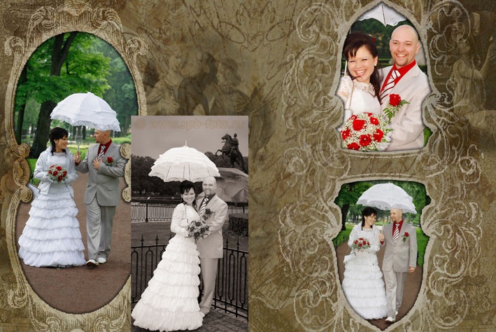 Свадебная фотосессия под дождем, фото