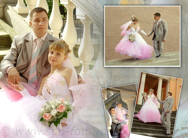 Свадьба в Санкт-Петербурге, фотоколлаж