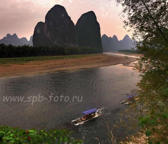 Bamboo Boat, Li River, Yangshuo