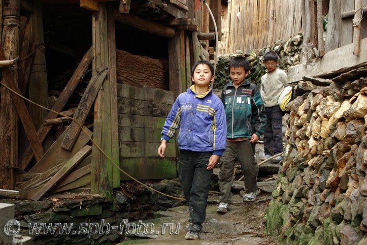 Детство в китайской деревне, фотоснимок