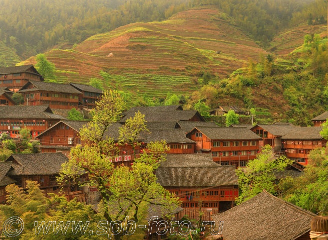 Китайская деревня Пиньян, фото