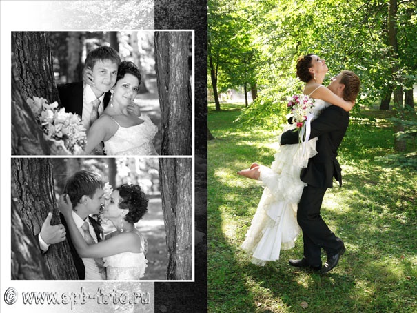 Картинки из свадебной фотокниги
