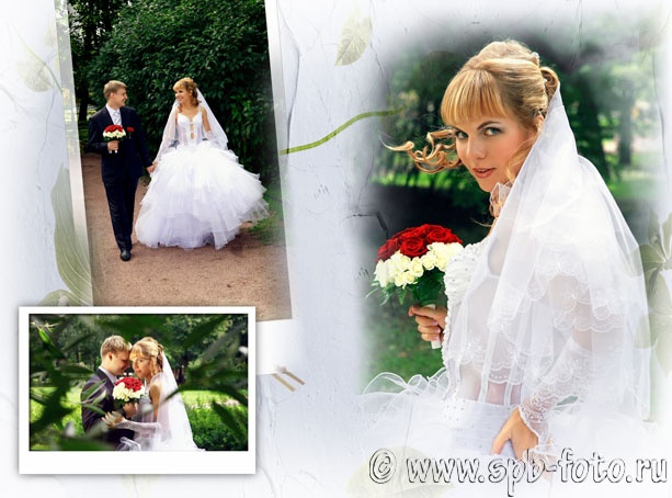 Фотосъемка свадьбы в Таврическом саду Санкт-Петербурга