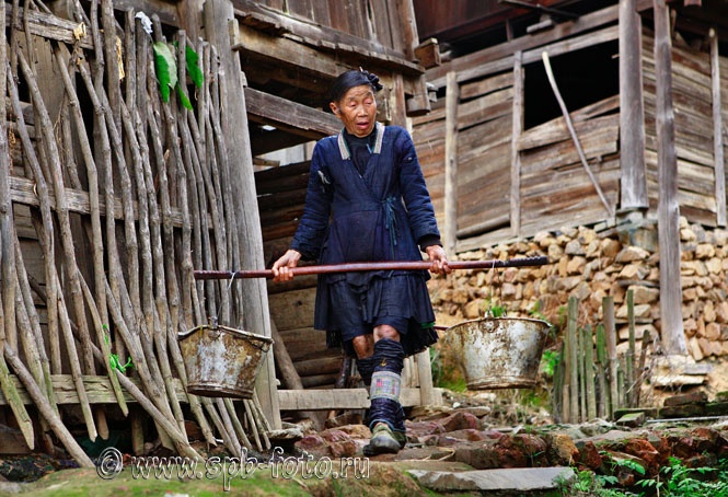 Русский фотограф в китайской деревне