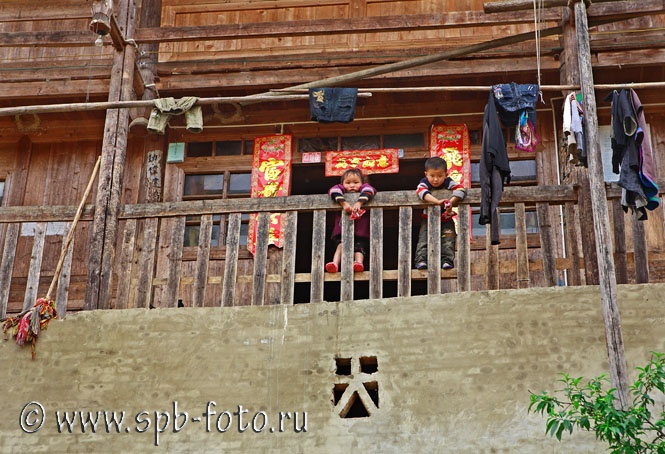 Дом с террасой в Южном Китае, фото