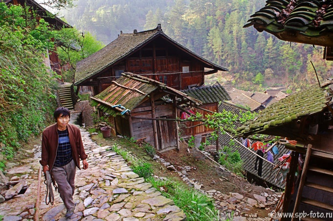 Langde Miao ethnic minority village – деревня на юге Китая