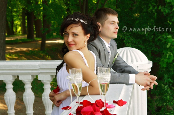 Маршрут для свадебной прогулки по Нижнему парку Петрегофа