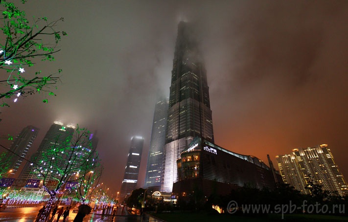 Pudong - Jin Mao Tower and World Financial Center