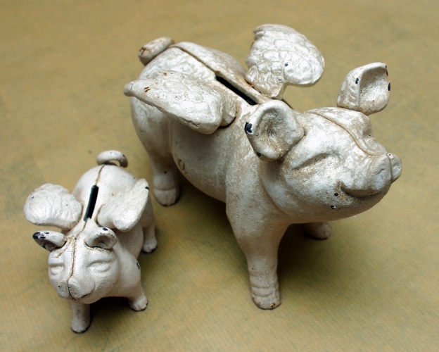 Фото керамических свиней