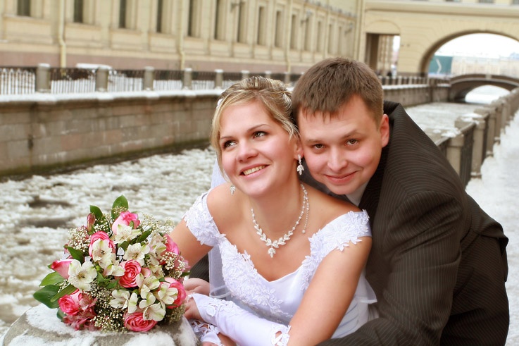 Зимняя свадьба в Петербурге