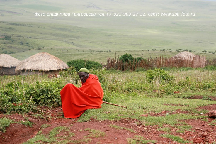 Представитель племени масаи